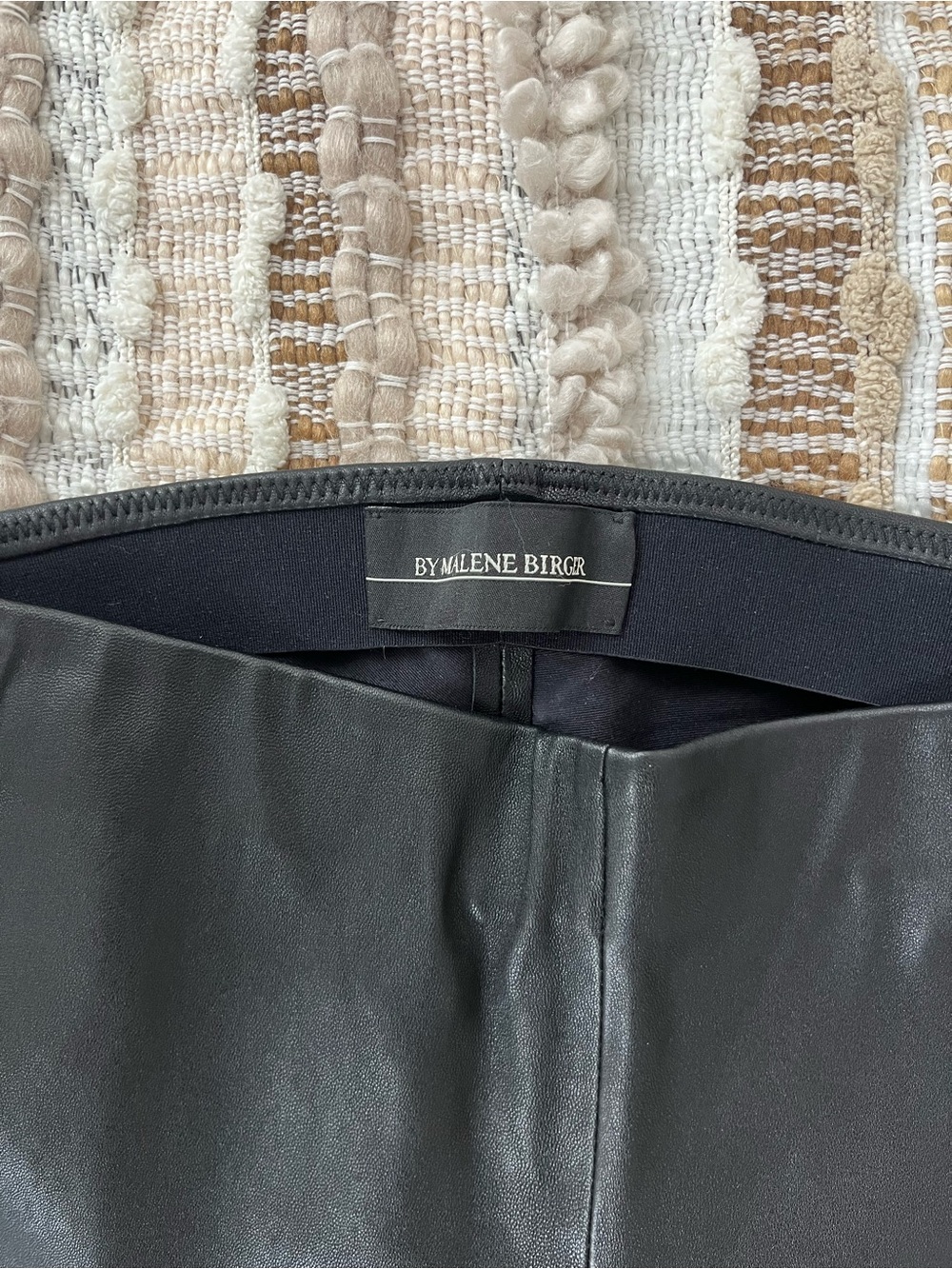 By Malene Birger Black Leather Pants/Leggings - Picture 3 of 4